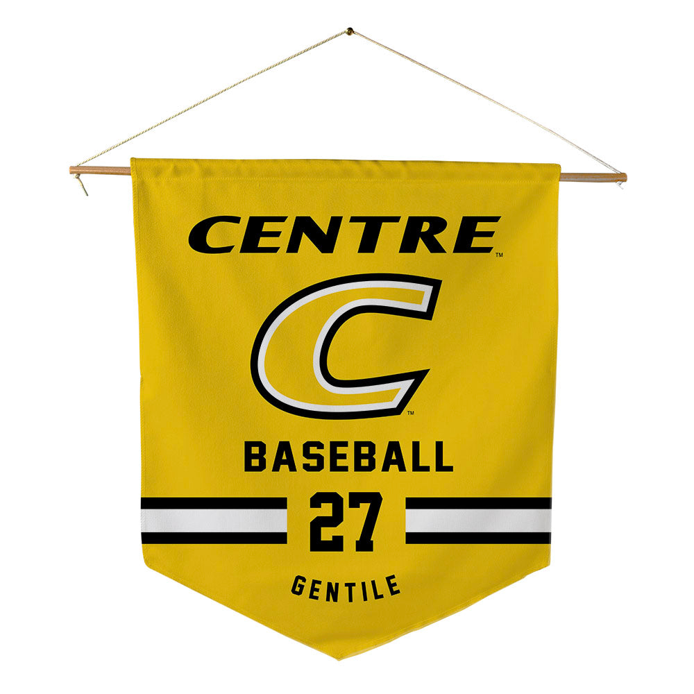 Centre College - NCAA Baseball : Austin Gentile - Pennant - 18" x 21"-0