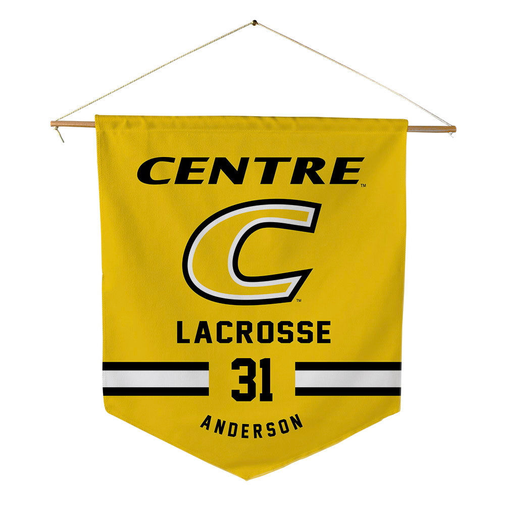 Centre College - NCAA Men's Lacrosse : Sims Anderson - Pennant - 18" x 21"-0
