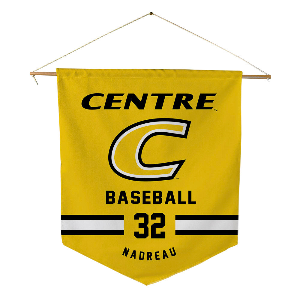 Centre College - NCAA Baseball : Perry Nadreau - Pennant - 18" x 21"-0