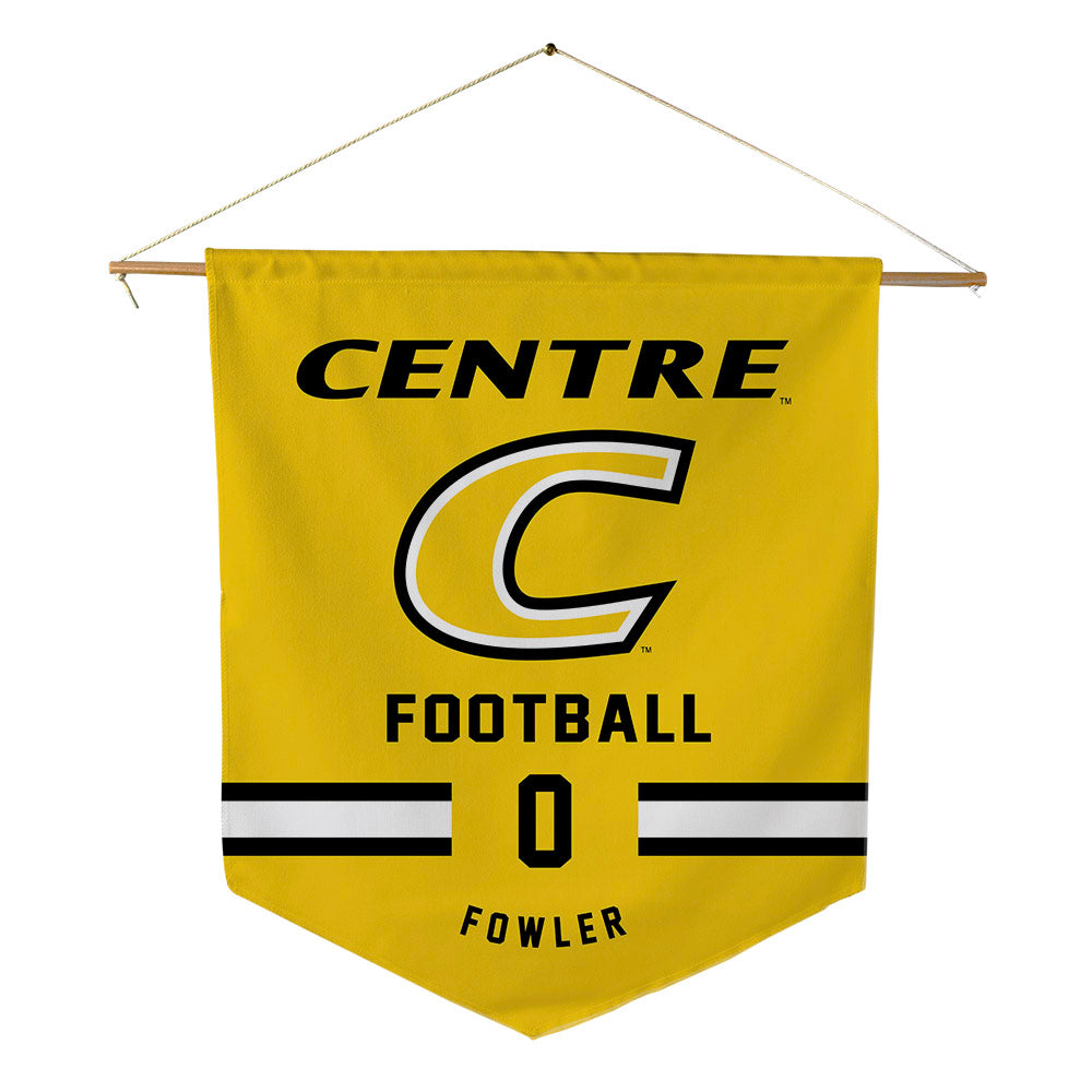 Centre College - NCAA Football : Wyatt Fowler - Pennant - 18" x 21"-0