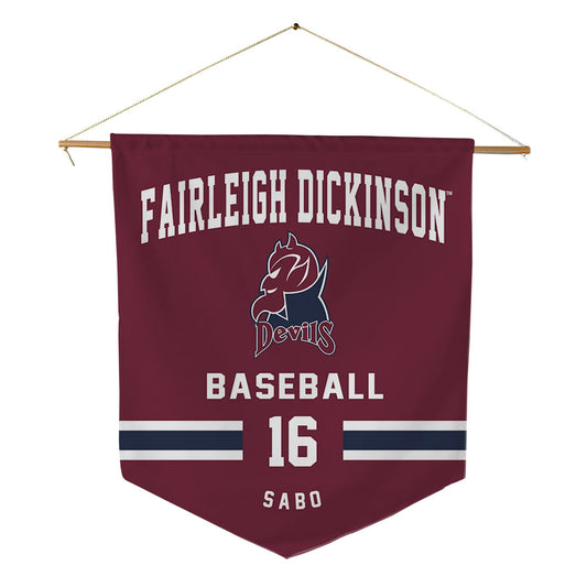 FDU - NCAA Baseball : Evan Sabo - Pennant - 18" x 21"-0