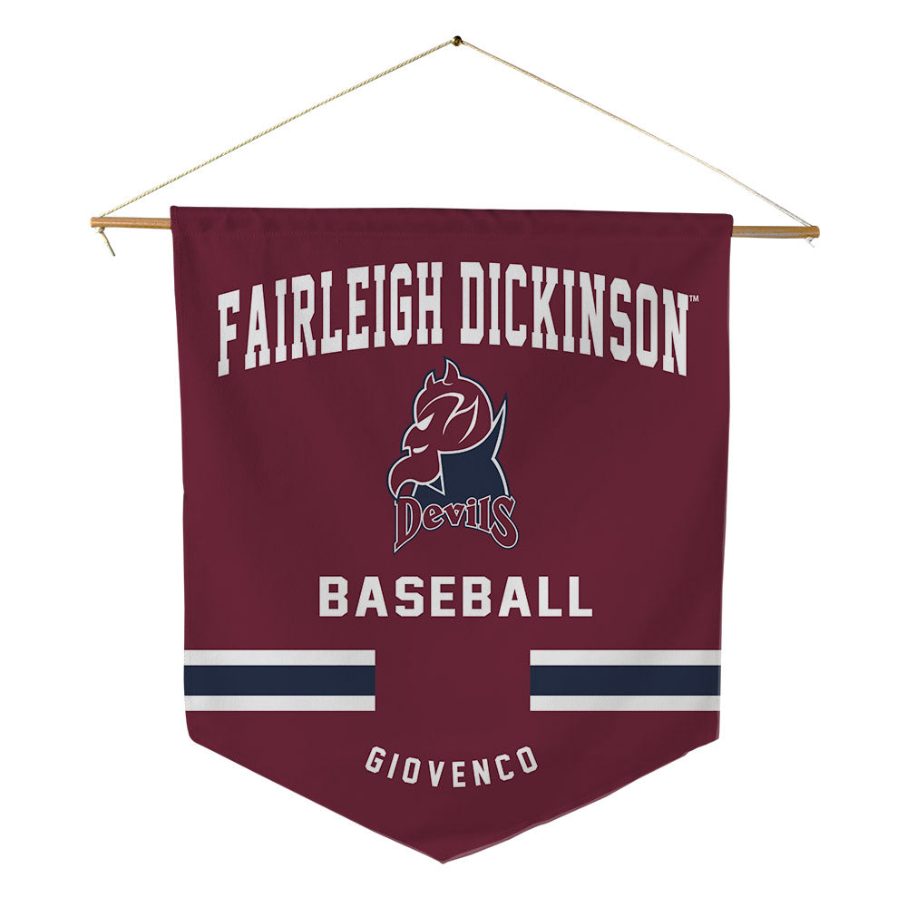 FDU - NCAA Baseball : Jack Giovenco - Pennant - 18" x 21"-0