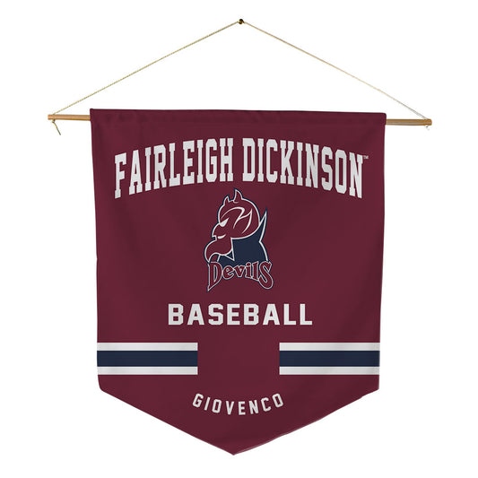 FDU - NCAA Baseball : Jack Giovenco - Pennant - 18" x 21"-0