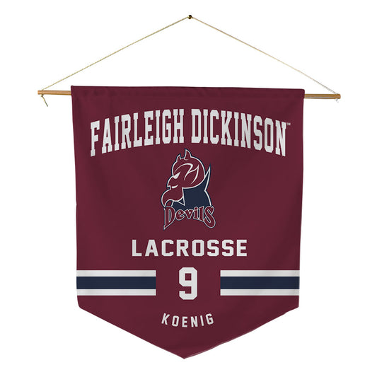 FDU - NCAA Women's Lacrosse : Casey Koenig - Pennant - 18" x 21"-0