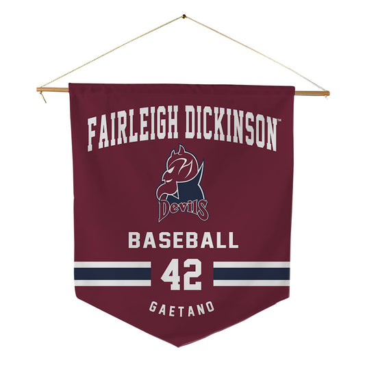 FDU - NCAA Baseball : Tyler Gaetano - Pennant - 18" x 21"-0