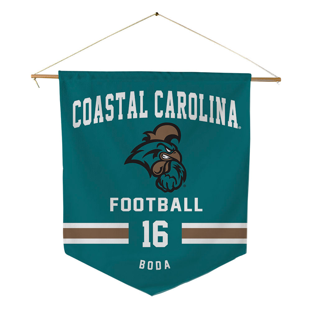 Coastal Carolina - NCAA Football : Blake Boda - Pennant - 18" x 21"-0