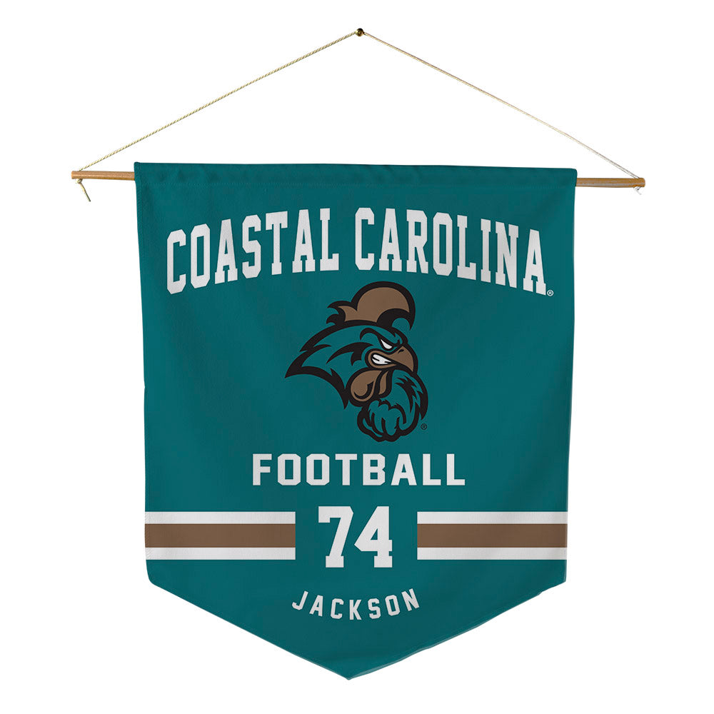 Coastal Carolina - NCAA Football : Desmond Jackson - Pennant - 18" x 21"-0