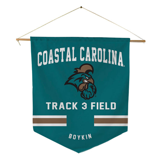 Coastal Carolina - NCAA Men's Track & Field : DeMarcus Boykin - Pennant - 18" x 21"-0