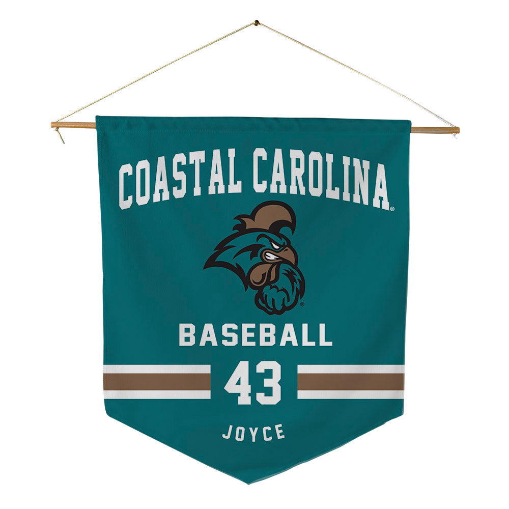 Coastal Carolina - NCAA Baseball : Matt Joyce - Pennant - 18" x 21"-0