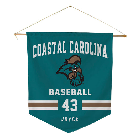Coastal Carolina - NCAA Baseball : Matt Joyce - Pennant - 18" x 21"-0