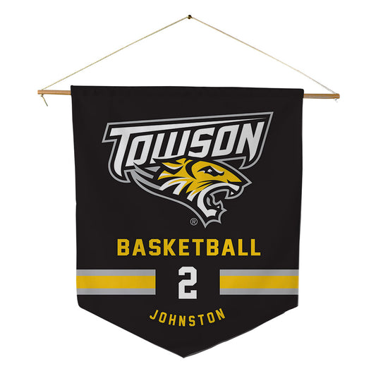 Towson - NCAA Women's Basketball : India Johnston - Pennant - 18" x 21"-0