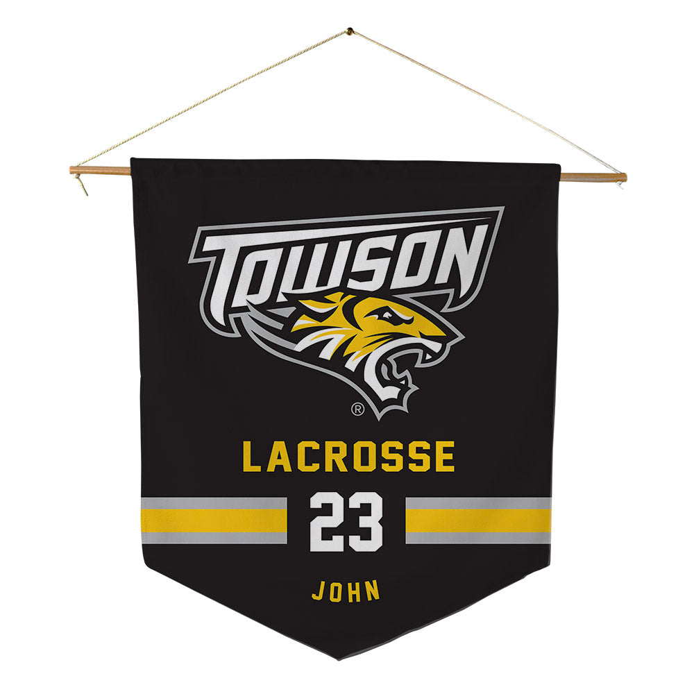 Towson - NCAA Men's Lacrosse : Ryder John - Pennant - 18" x 21"-0