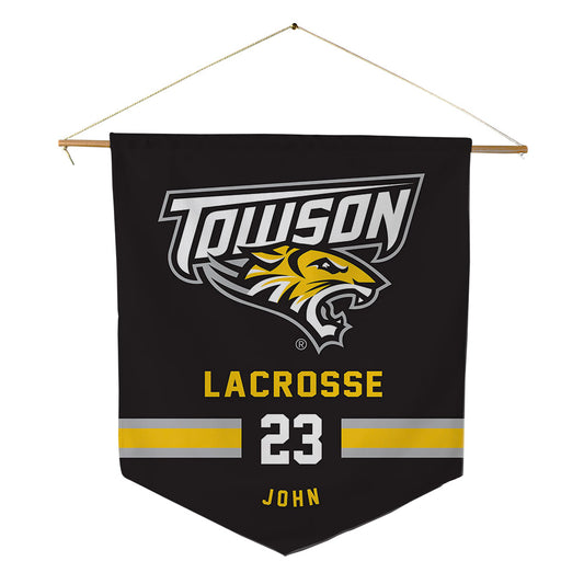 Towson - NCAA Men's Lacrosse : Ryder John - Pennant - 18" x 21"-0