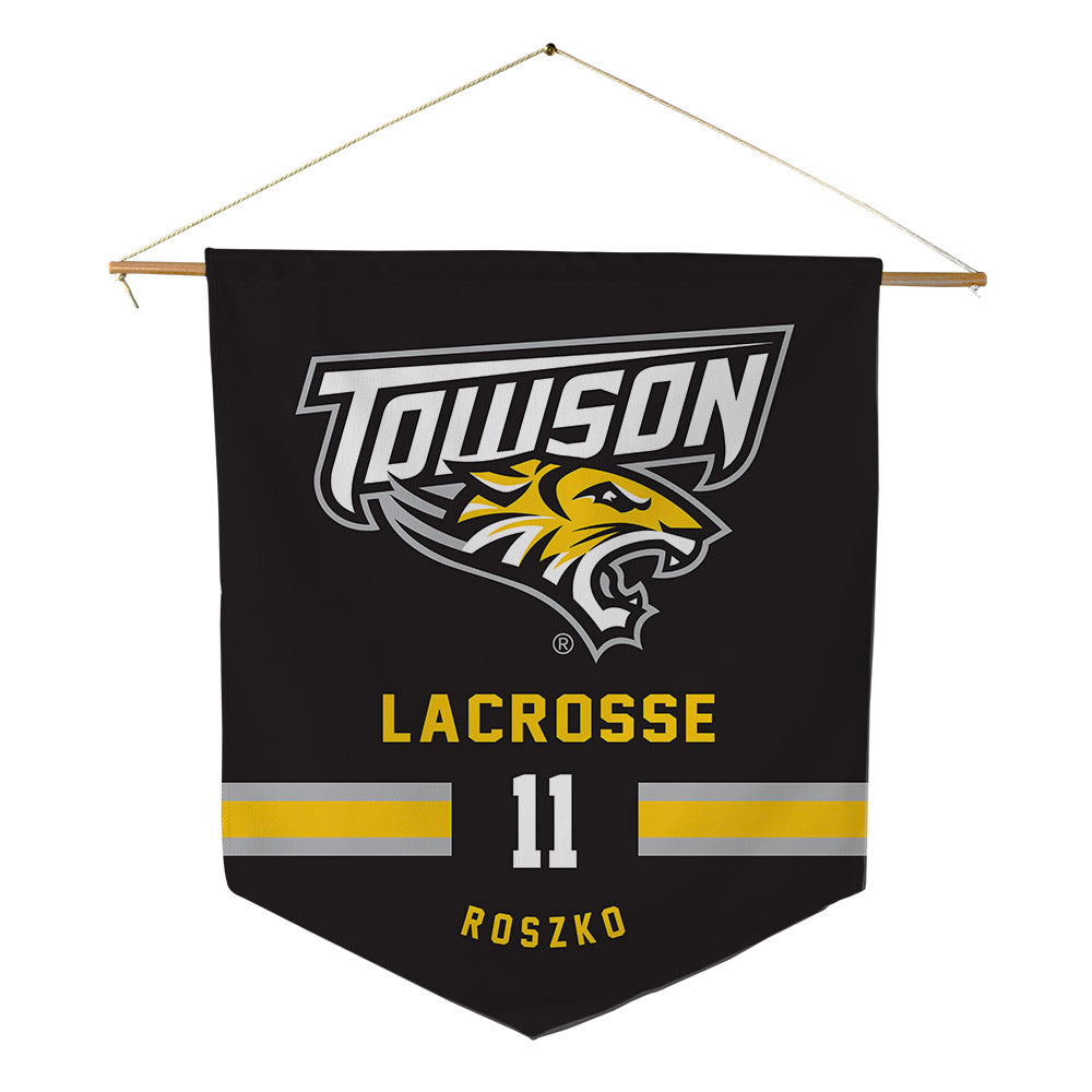 Towson - NCAA Women's Lacrosse : Katie Roszko - Pennant - 18" x 21"-0