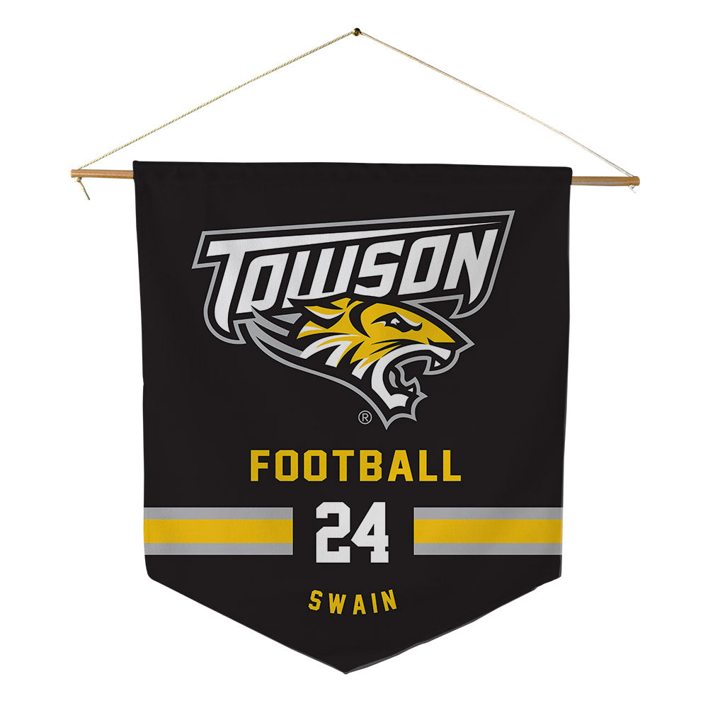 Towson - NCAA Football : Mike Swain - Pennant - 18" x 21"-0