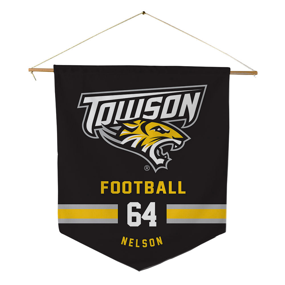 Towson - NCAA Football : Joden Nelson - Pennant - 18" x 21"-0
