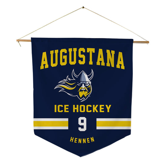 AU - NCAA Men's Ice Hockey : Hayden Hennen - Pennant - 18" x 21"-0