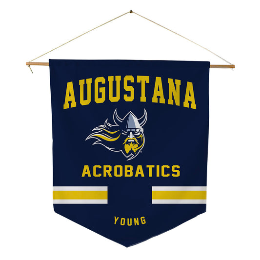 AU - NCAA Acrobatics & Tumbling : Baileigh Young - Pennant - 18" x 21"-0