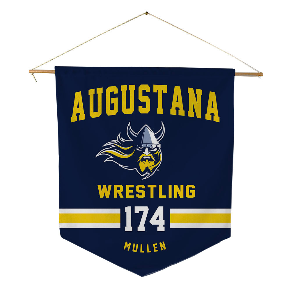 AU - NCAA Wrestling : Gunnar Mullen - Pennant - 18" x 21"-0