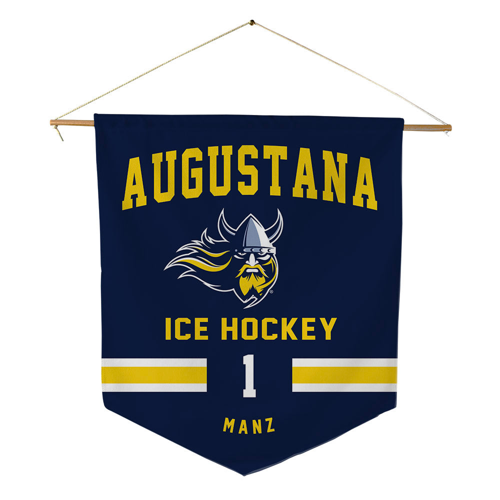 AU - NCAA Men's Ice Hockey : Christian Manz - Pennant - 18" x 21"-0
