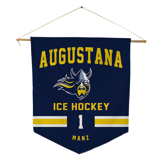 AU - NCAA Men's Ice Hockey : Christian Manz - Pennant - 18" x 21"-0