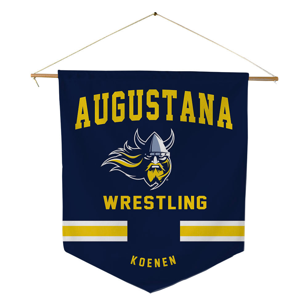AU - NCAA Wrestling : Luke Koenen - Pennant - 18" x 21"-0
