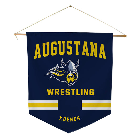 AU - NCAA Wrestling : Luke Koenen - Pennant - 18" x 21"-0
