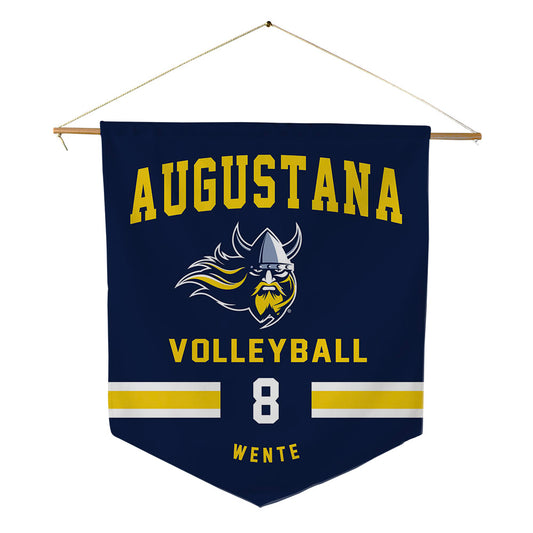 AU - NCAA Women's Volleyball : Maya Wente - Pennant - 18" x 21"-0