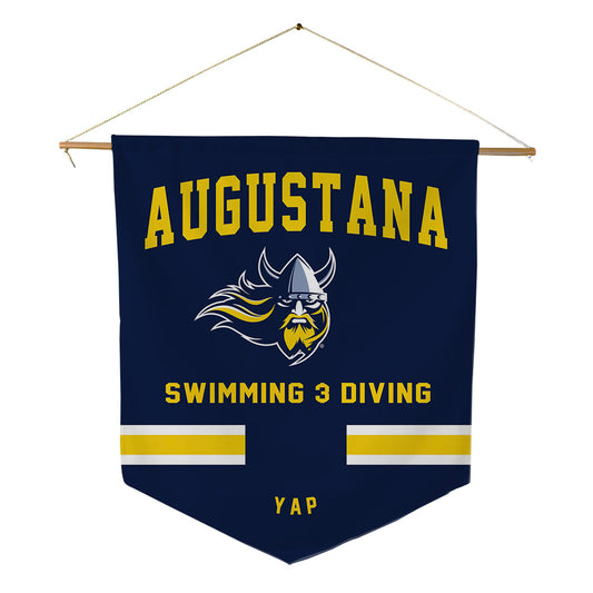 AU - NCAA Men's Swimming & Diving : Yong Jie Yap - Pennant - 18" x 21"-0