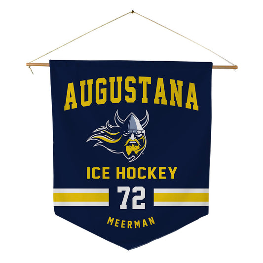AU - NCAA Men's Ice Hockey : Brett Meerman - Pennant - 18" x 21"-0