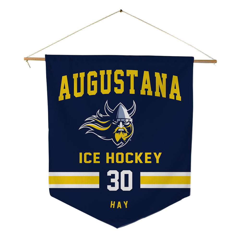 AU - NCAA Men's Ice Hockey : Kolby Hay - Pennant - 18" x 21"-0