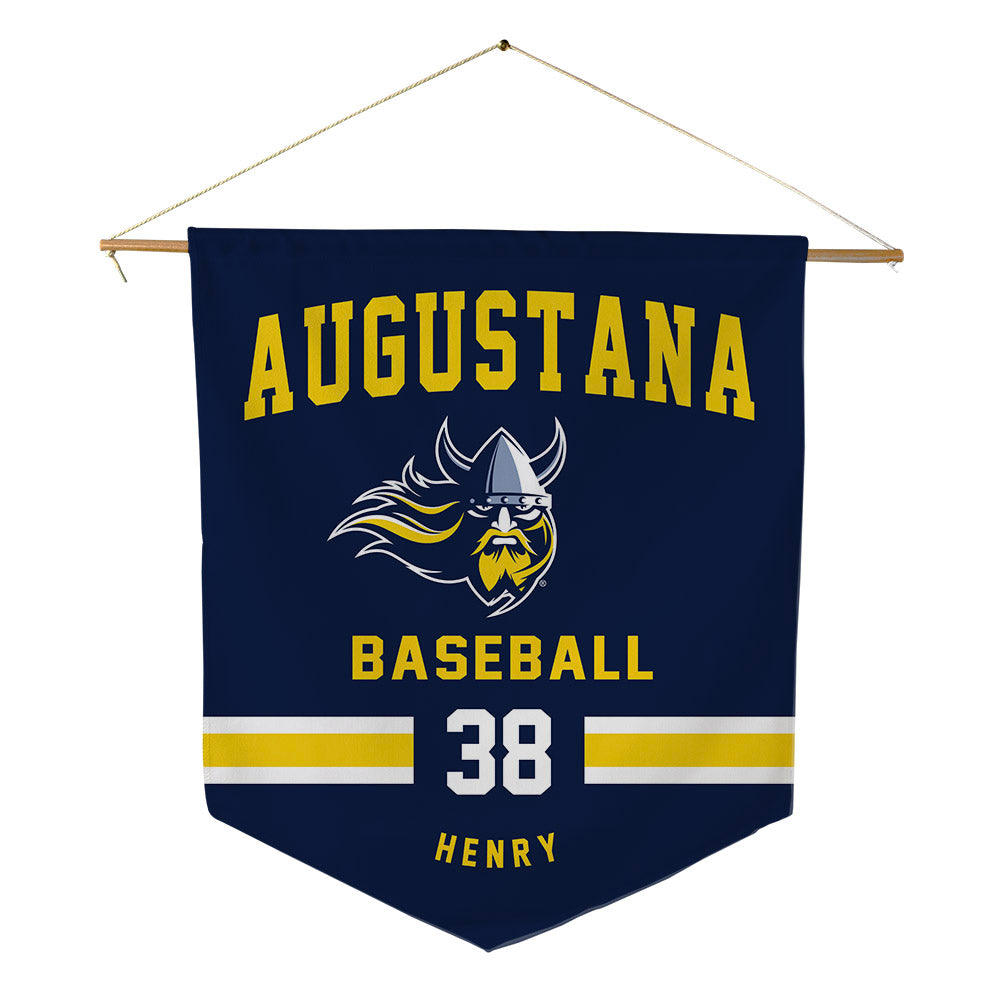 AU - NCAA Baseball : Will Henry - Pennant - 18" x 21"-0