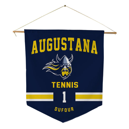 AU - NCAA Women's Tennis : Nicole Dufour - Pennant - 18" x 21"-0