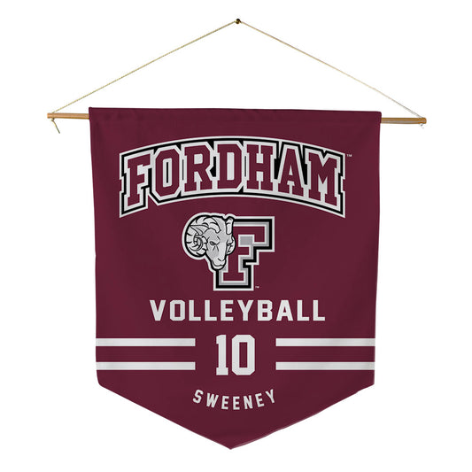Fordham - NCAA Women's Volleyball : Erynn Sweeney - Pennant - 18" x 21"-0