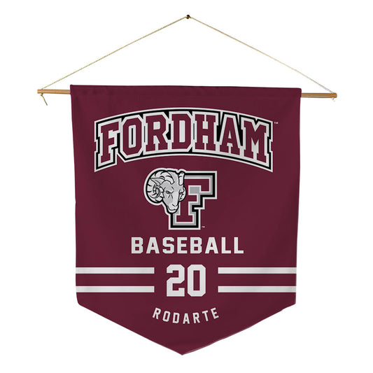 Fordham - NCAA Baseball : Jordan Rodarte - Pennant - 18" x 21"-0