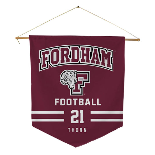 Fordham - NCAA Football : Michael Thorn - Pennant - 18" x 21"-0