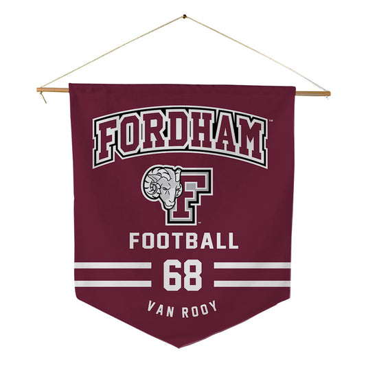 Fordham - NCAA Football : Colin Van Rooy - Pennant - 18" x 21"-0