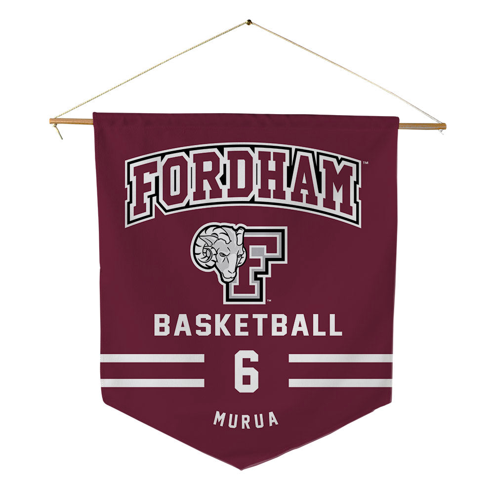 Fordham - NCAA Women's Basketball : Irene Murua - Pennant - 18" x 21"-0