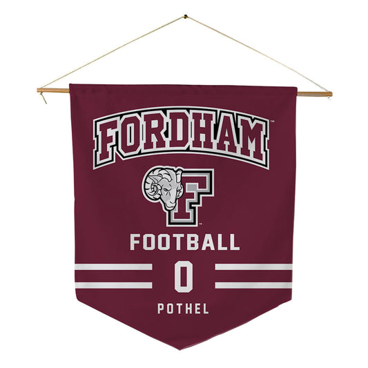 Fordham - NCAA Football : Krystian Pothel - Pennant - 18" x 21"-0