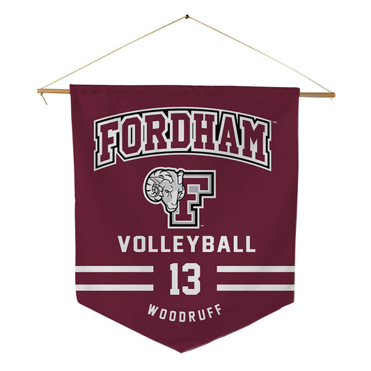 Fordham - NCAA Women's Volleyball : Bridget Woodruff - Pennant - 18" x 21"-0