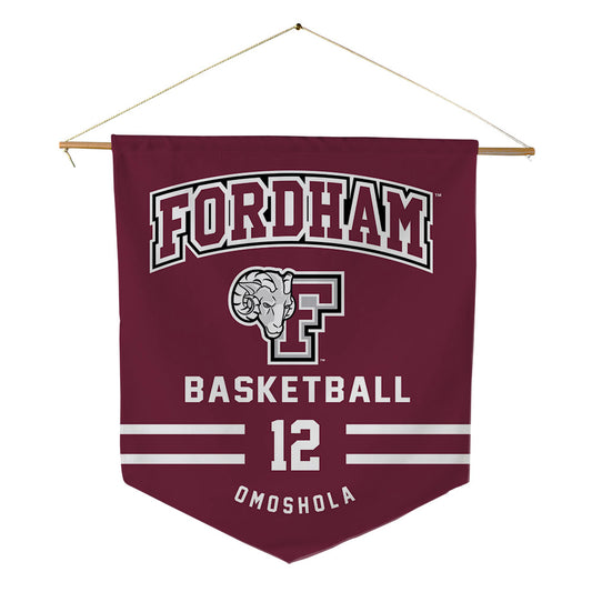 Fordham - NCAA Women's Basketball : Precious Omoshola - Pennant - 18" x 21"-0