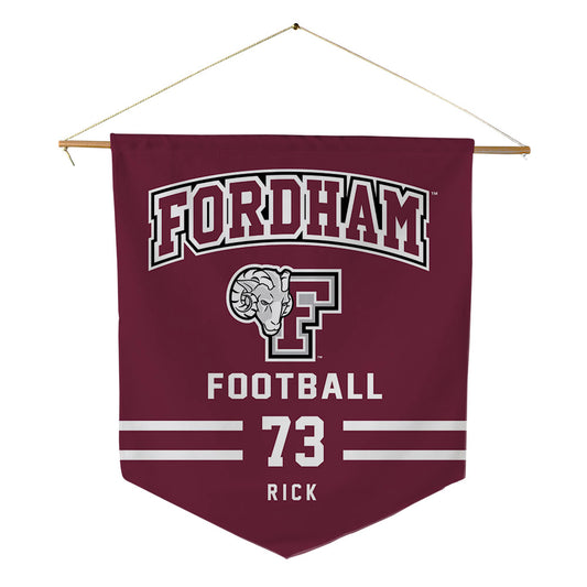 Fordham - NCAA Football : Leo Rick - Pennant - 18" x 21"-0
