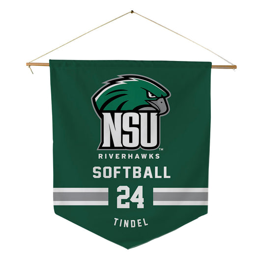 Northeastern State - NCAA Softball : Korynn Tindel - Pennant - 18" x 21"-0