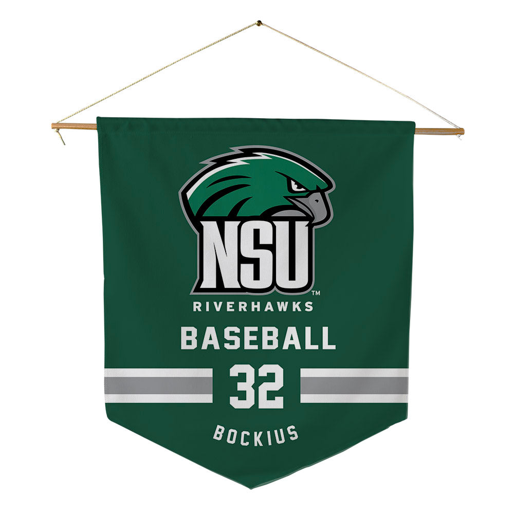 Northeastern State - NCAA Baseball : Brazen Bockius - Pennant - 18" x 21"-0