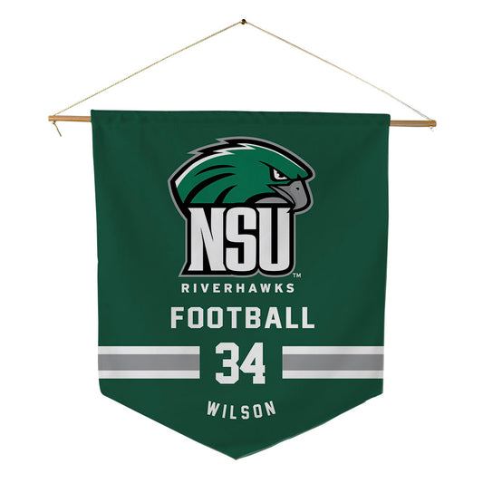 Northeastern State - NCAA Football : Donniel Wilson - Pennant - 18" x 21"-0