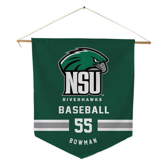 Northeastern State - NCAA Baseball : Jacob Bowman - Pennant - 18" x 21"-0