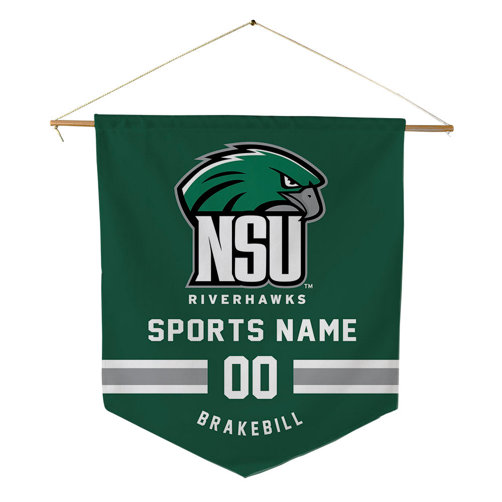 Northeastern State - NCAA Football : Kale Brakebill - Pennant - 18" x 21"-0