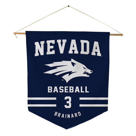 Nevada - NCAA Baseball : Aidan Brainard - Pennant - 18" x 21"-0