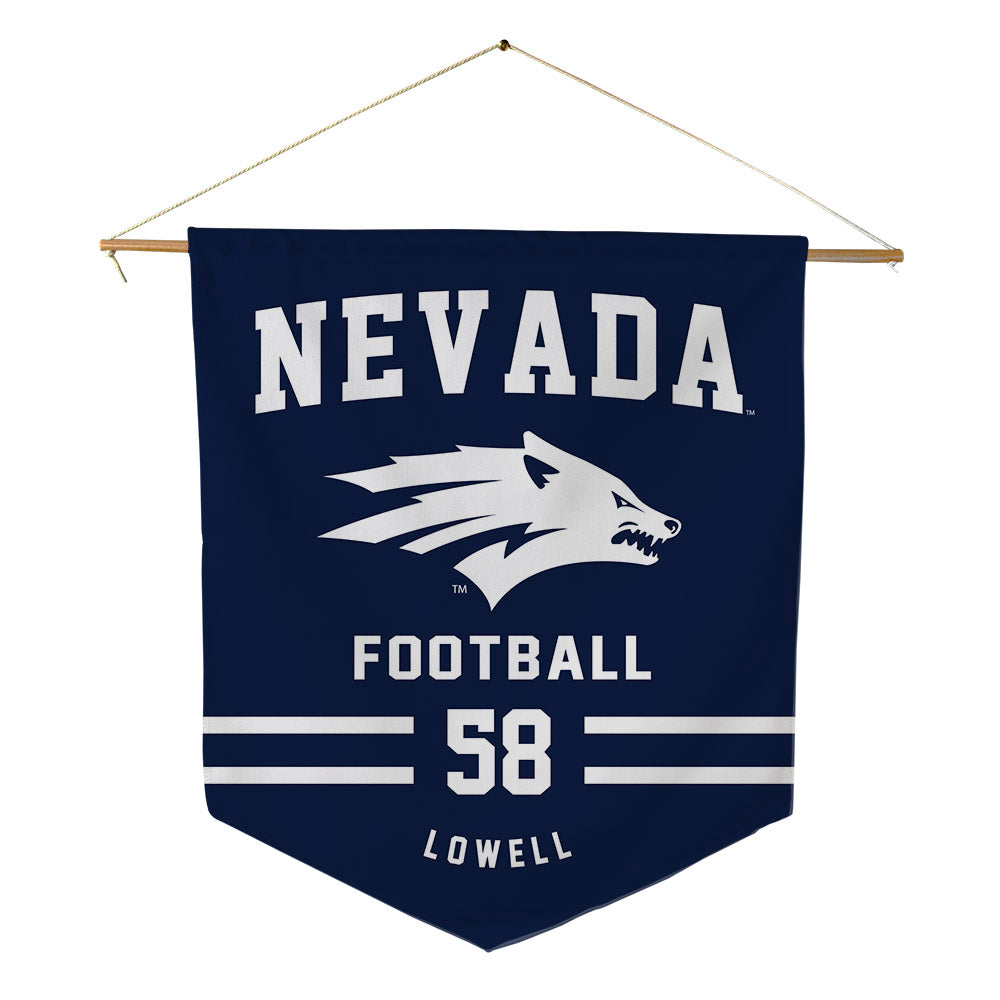 Nevada - NCAA Football : Ethan Lowell - Pennant - 18" x 21"-0