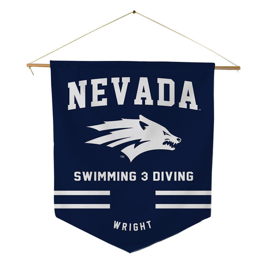 Nevada - NCAA Women's Swimming & Diving : Isabelle Wright - Pennant - 18" x 21"-0